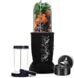 Electro Plasta Nutri Blend 28000 RPM Bullet Mini Hand Blender ABS Altra Plastic Body Havy 500W Motor Capacity 500 Juicer Mixer Grinder 2 Jars, Black 92