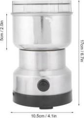 Ghoba By Nima japan 450 W, 23000 RPM Mini Stainless Steel Spice Nuts Grainder With Folding Jar 250W Juicer Mixer Grinder 450 Juicer Mixer Grinder 1 Jar, Silver