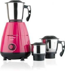 Greenchef Melon 600 Mixer Grinder 3 Jars, Dark pink