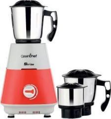 Greenchef Strobe 600 Mixer Grinder 3 Jars, Orange