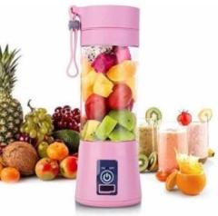 Guggu LPE_696O_ Portable Electric Fruit Juicer Maker/Blender USB Rechargeable Mini Juicer/ Work as power bank also Pro Fruit Juicer 20 Juicer Mixer Grinder 1 Jar, Multicolor