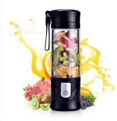 Guggu QWE_169_Portable Electric USB Juice Maker Juicer Bottle 4 Blades Rechargeable Pro Fruit Juicer 20 Juicer Mixer Grinder 1 Jar, Multicolor