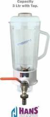 Hans Blend Pro Tap 1200 Watts With 3 Ltr Jar Commercial Mixer heavy duty 1200 Mixer Grinder 1 Jar, White