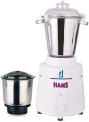 Hans Dominar 1400 Watts 2 HP Commercial Mixer Grinder With 2 Jar Heavy Duty 1400 Mixer Grinder 2 Jars, White