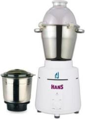 Hans Dominar 1600 Watts 2.2 HP Commercial Mixer Grinder With 2 Jar Heavy Duty 1600 Mixer Grinder 2 Jars, White