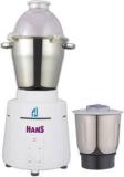 Hans Dominar X 1800 Watts 2.5 HP Commercial Mixer Grinder With 2 Jar Heavy Duty 1800 Mixer Grinder 2 Jars, White