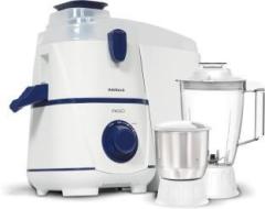 Havells by Havells RIGO 2GHIJMBUB050 500 Juicer Mixer Grinder 2 Jars, WHITE + DARK BLUE