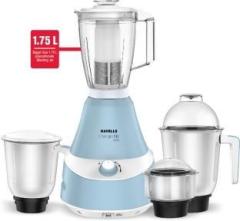 Havells Energia NV 600 W Mixer Grinder 4 Jars, Blue