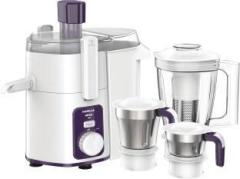 Havells Hexo 3 Jar 1000 W Juicer Mixer Grinder 3 Jars, White, Purple