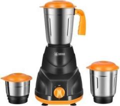 Havok HVK29292 copper winding 750 Juicer Mixer Grinder 3 Jars, Black, Orange