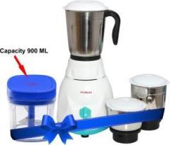 Hill Mount H.M Power Pro MG20H208 & 900 ML Handy, Chopper Super Combo Mixer Grinder 550 Juicer Mixer Grinder 3 Jars, Multicolor