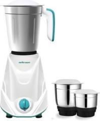 Inalsa Mellerware MWMG01 500W Mixer Grinder with 3 Stainless Steel Jars 500 Mixer Grinder 3 Jars, Green & White