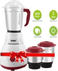 Jaia Bedt Performer Mixer Grinder In Best Price With 3 Jars And 500 Watt Motor FAST 500 Mixer Grinder 3 Jars, Multicolor