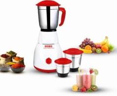 Jaia New Fresh Fruit Juice Blender Kitchen FAST 550 Mixer Grinder 3 Jars, Multicolor