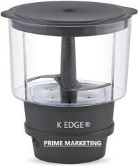 K Edge New Chopper jar attachment for mixer grinder Vegetable & Fruit Chopper 1 Juicer Mixer Grinder 1 Jar, Black