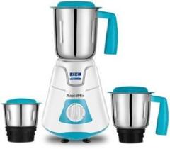 Kent RapidMix 16077 550 Mixer Grinder 3 Jars, Blue, White