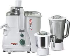 Khaitan Orfin by Khaitan Khaitan Avaante Robomax Plus Juicer Mixer Grinder with Heavy Duty Commercial Motor 1000 Juicer Mixer Grinder 3 Jars, White