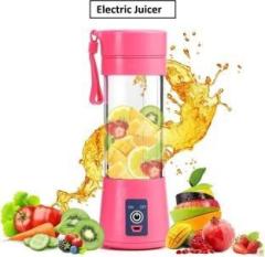 Kidsdelight 6 Blades Juicer USB 450 Juicer Mixer Grinder 1 Jar, Multicolor