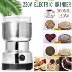 Kindlook Fashion By Nima japan 300 W, 28000 RPM Mini Stainless Steel Spice Nuts Grainder Kitchen Bowl & Metal Blade Q 100 Nima Japan Multi function Small Food Grinder W 300 Juicer Mixer Grinder 1 Jar, Silver.33