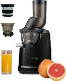 Kuvings By Kuvings Phantom Black With Smoothie & Sorbet Attachments. B1700 Professional Cold Press Juicer 240 W Juicer 3 Jars, Phantom Black