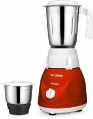 Lazer HOTSHOT 2 Jars 450 Mixer Grinder 2 Jars, White With Red