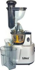 Libra Cold Press Juicer Slow Juicer 240 W Juicer 2 Jars, Silver