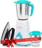 Longway SUPER DLX 2 JAR WITH FREE ELECTRIC DRY IRON 650 Mixer Grinder