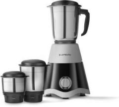 Longway Super Dlx 700 W Mixer Grinder 3 Jars, Black, Gray