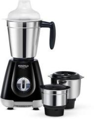 Maharaja Whiteline MX 194 _ 1..2..3 Mixer Grinder 500 Mixer Grinder 3 Jars, Black