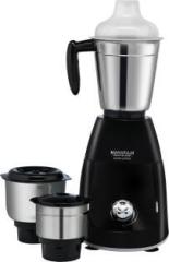 Maharaja Whiteline MX 227 Turbo Prime Classic 600 W Mixer Grinder 3 Jars, Black