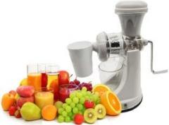 Mantavya Hand Juicer Grinder Fruit And Vegetable Mixer Juicer With Waste Collector 0 W Juicer 1 Jar, White