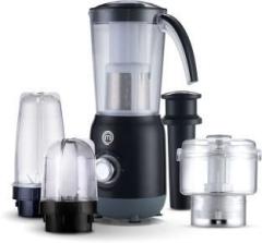 Masterchef Power Blender MJ 04 400 W Juicer Mixer Grinder with Chopper 4 Jars, Black