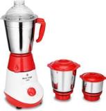 Max Star Hero_ MG10 500 W Mixer Grinder 3 Jars, Red, White