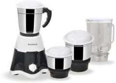 Maxotech PRO Powerful Hybrid 100% Copper Motor ZACK 750 Mixer Grinder 4 Jars, White, Black