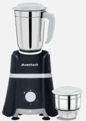 Maxotech TUBA Hybrid 100% copper Moter 2 Jars 500 Mixer Grinder 2 Jars, Black