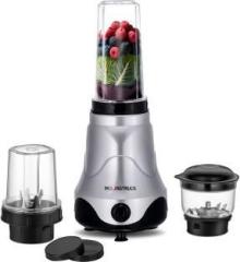 Moonstruck By Suprimo Powerful Bullet Nutri 3 Jar 650 Juicer Mixer Grinder 3 Jars, Grey