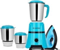 Moonstruck mixer/juicer/grinder combo 3 jar 750 watt with 1000 watt jaquer iron combo JAQUAR J3 combo iron 750 Juicer Mixer Grinder 3 Jars, JAQUER BLUE COMBO