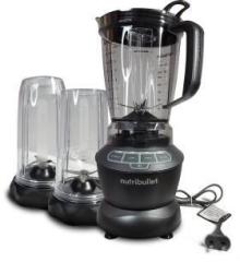 Nutribullet NBC 1049/NBC 10B Combo1000 1000 W Juicer Mixer Grinder 2 Jars, Black