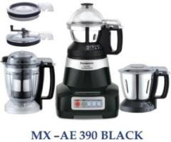 Panasonic MX AE 390 750 Watts Mixer Grinder premium 750 Juicer Mixer Grinder 3 Jars, Black