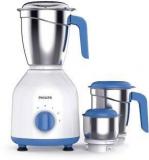 Philips HL7555 600 W Mixer Grinder 3 Jars, White And Blue