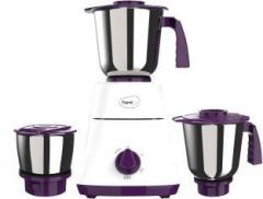 Pigeon 16086 Favourite 3 Jar 500 Watts Mixer 500 W Juicer Mixer Grinder 3 Jars, White, Purple