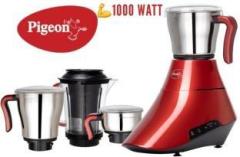 Pigeon SEMSO 4JAR RED SENSO MIXER TOUCH 1000WATT 1000 Juicer Mixer Grinder 4 Jars, Red