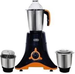 Polar MIXER GRINDER 500 Mixer Grinder 3 Jars, Black