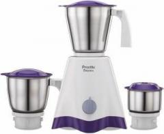 Preethi Crown MG 205 500 W Mixer Grinder 3 Jars, White/Purple