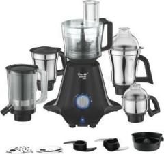 Preethi MG 261 Zodiac Black 750 W Juicer Mixer Grinder 5 Jars, Black