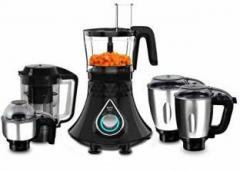 Preethi Zodiac Cosmo MG 236 750 Juicer Mixer Grinder 5 Jars, Black