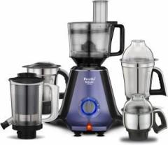 Preethi Zodiac Glitter MG 264 including Masterchef Jar, Super Extractor 750 Juicer Mixer Grinder 5 Jars, Lavender/Black