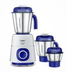 Prestige 41371 Supreme 550 Mixer Grinder 3 Jars, White and Blue