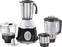 Prestige Atlas Terra With Atta Kneading and Veggie Chopping Function, High Power 750 Juicer Mixer Grinder 4 Jars, Black, White