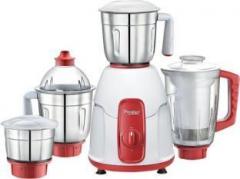 Prestige Elegant mixer 750 W Mixer Grinder 4 Jars, white and red